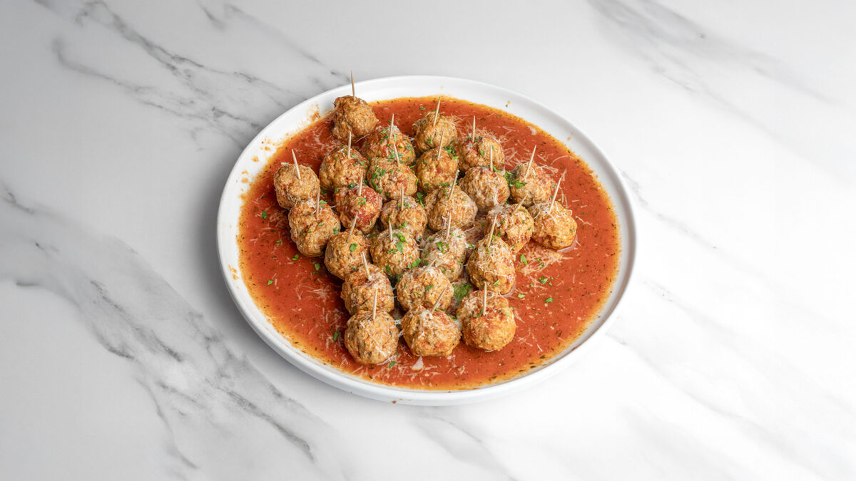 Pork and fennel meatballs